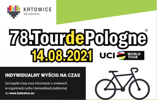Katowice will host the 78th edition of Tour de Pologne
